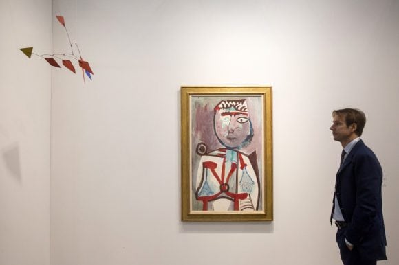 Works by Calder and Picasso