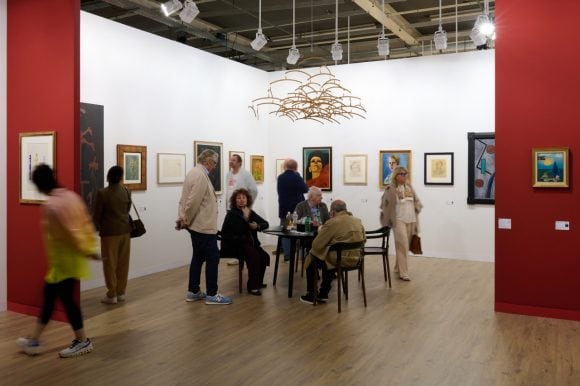 Galerie booth at Art Basel Paris 2024.