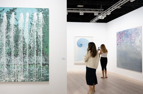Installation view of GALLERY HYUNDAI at Art Basel Miami Beach 2023