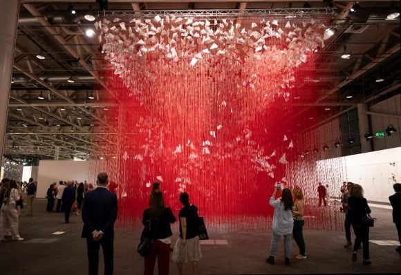 Butterfly art installation