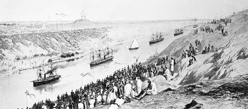 Opening of the Suez Canal