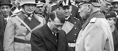 German President Hindenburg receives Hitler