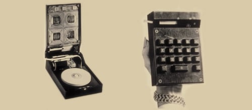 The first personal electronic calculator