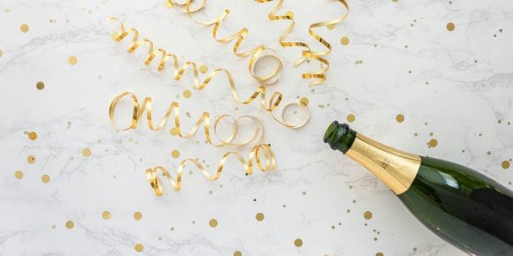 Champagne bottle