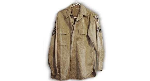 Lloyd Shapley’s army uniform