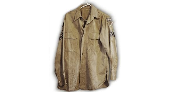 Lloyd Shapley’s army uniform