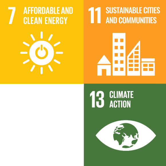 Photo of Sustainable Development Goals 7, 11 and 13