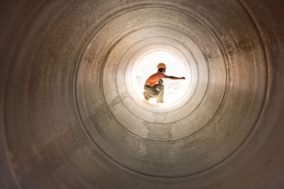 Civil Engineer at work