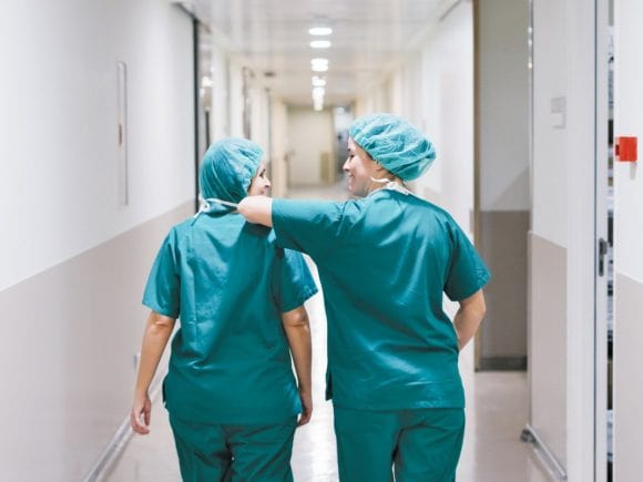 Nurses in hospital