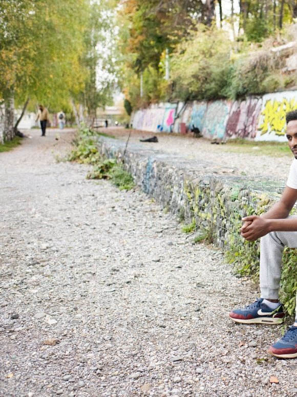 Robel had to flee Eritrea in 2013