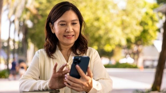 Man sitting in the lobby