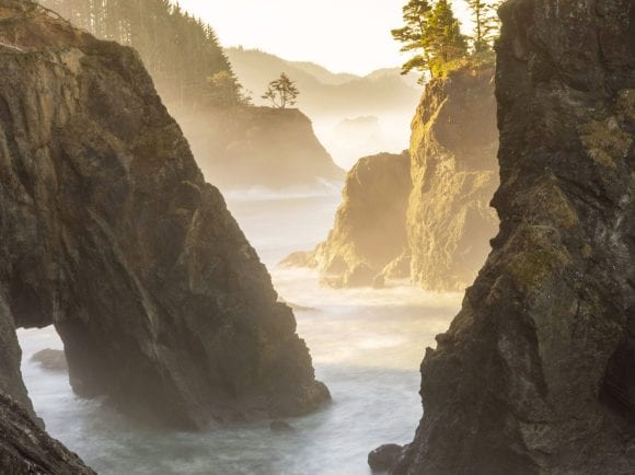 water-flowing-through-mountain 