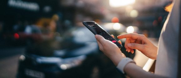 Mobile in hand