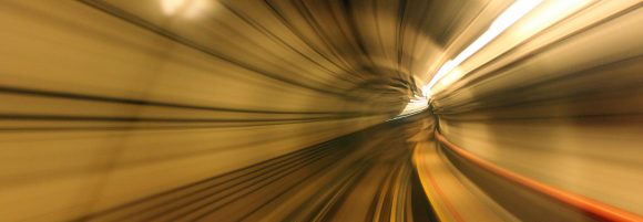 Fast moving tunnel