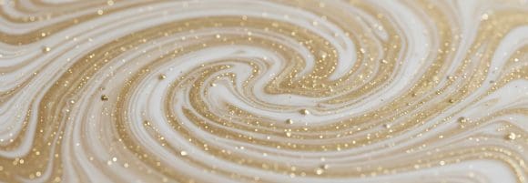 Swirl of glitter