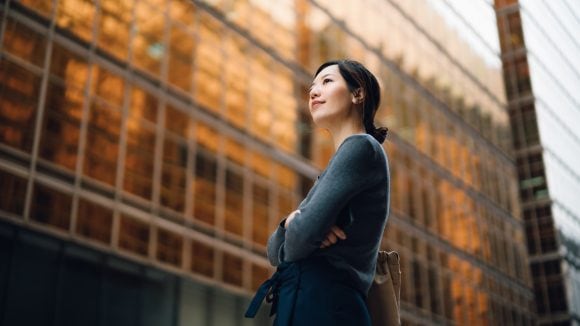 Asian business woman