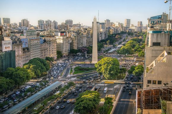 Vista de la ciudad de Buenos Aires, Argentina