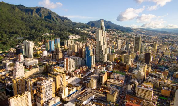 Vista de la ciudad de Colombia