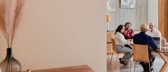 Réunion d’équipe de travail