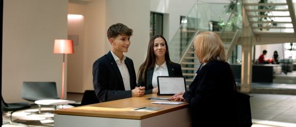 Entretien client simulé