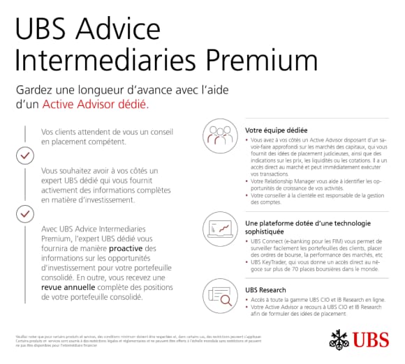 Infographic - UBS Advice Intermediaries Premium
