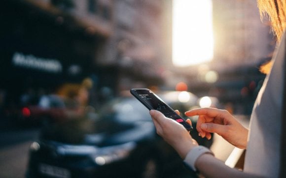 Mobile in hand