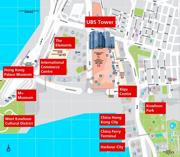 West Kowloon Map