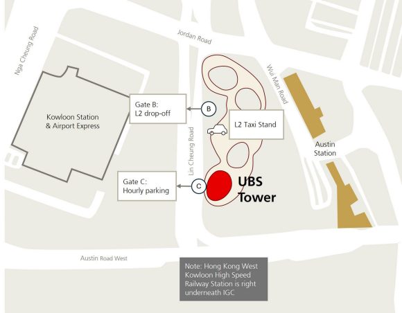 UBS Tower map
