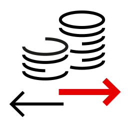 Fund transfer icon