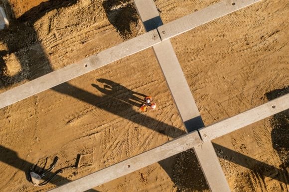 Construction worker at site