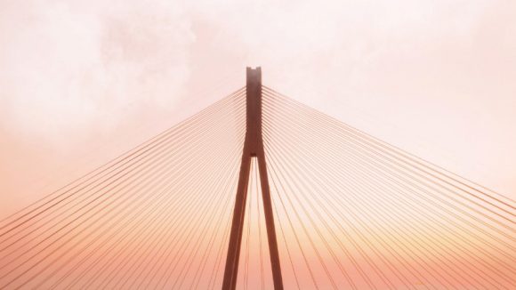 Bridge in evening light