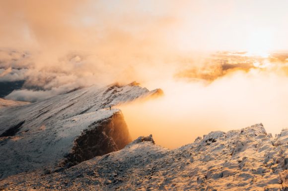 Foggy Mountain view
