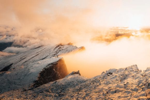 Foggy Mountain view