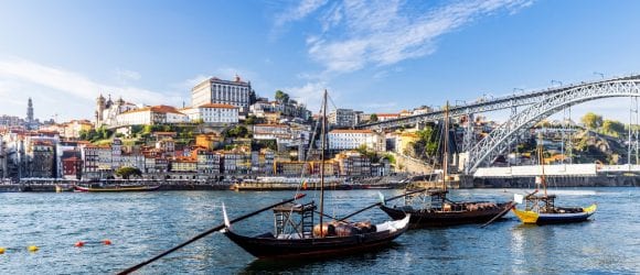 Boats near Porto