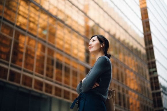 Asian business woman