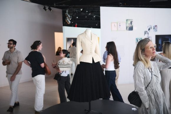 The revolutionary New Look by Christian Dior, in view at the exhibition