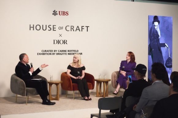 Lauren Lepire, owner of Timeless Vixen Boutique, and Lucy Bishop, Luxury Fashion Consultant at Sotheby’s, explore the evolving landscape of sustainable luxury with Matthew Yokobosky, Senior curator at the Brooklyn Museum
