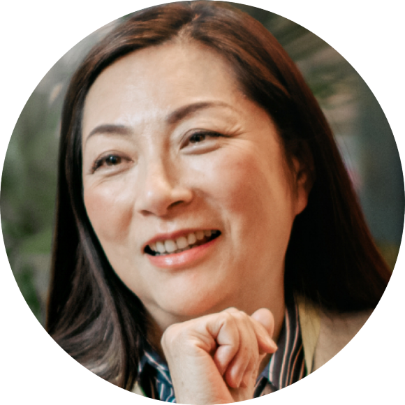 Close-up of senior woman