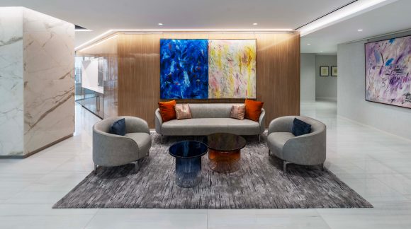 A comfertable seating of sofa and two pillow on it