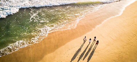Two people in a discussion in an office environment