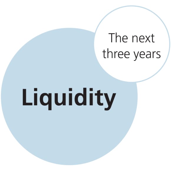 The next three years: Liquidity