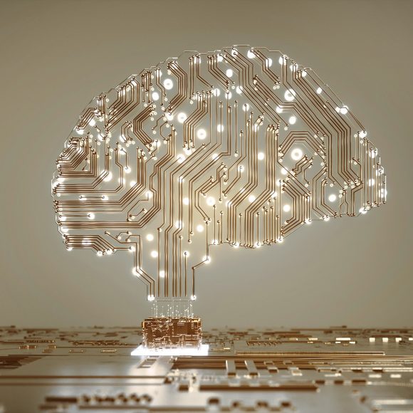 Led lighting shaped as human mind