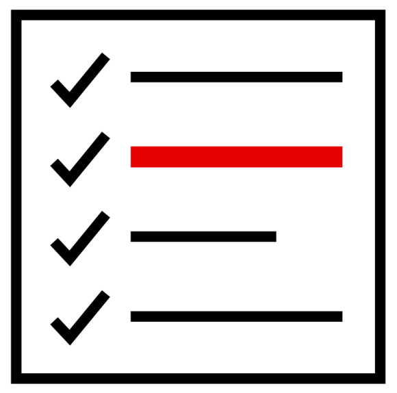 Illustration: Checklist with check marks