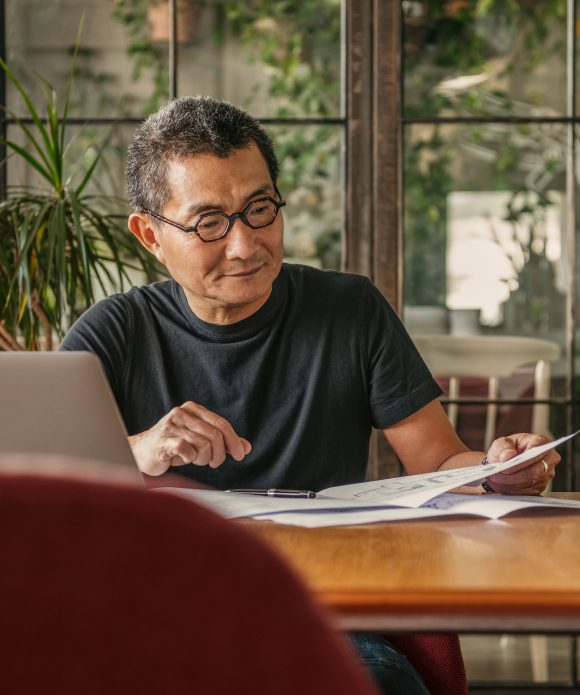 Man working from home