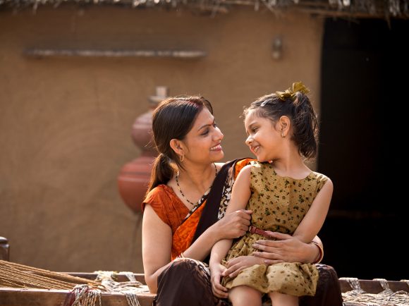 Mother with daughter