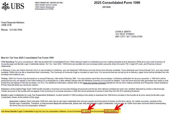 screenshot of consolidated form