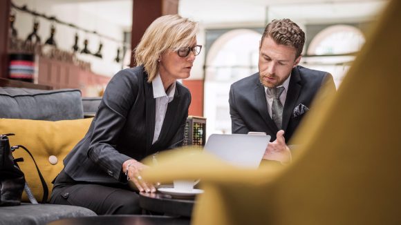 Business people discussing during meeting