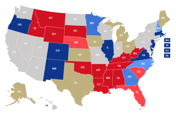 2026 Senate Election Map